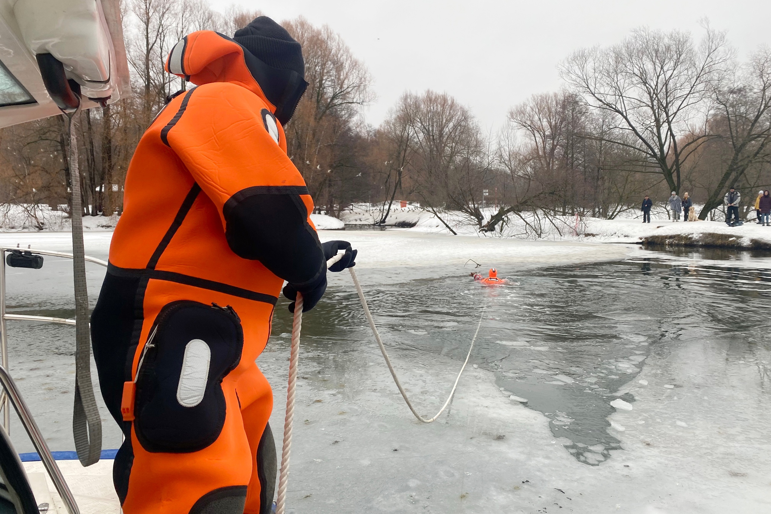 В Московской городской поисково-спасательной службе на водных объектах подвели итоги работы за декабрь