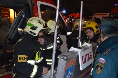 Впервые пожарные ТиНАО провели учения по тушению пожара в метрополитене