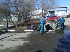 Пожарные и спасатели новой Москвы приняли участие в субботниках