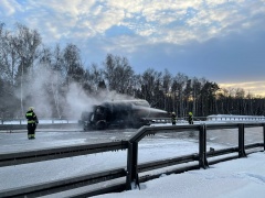 Тушение пожара в Марушкинском