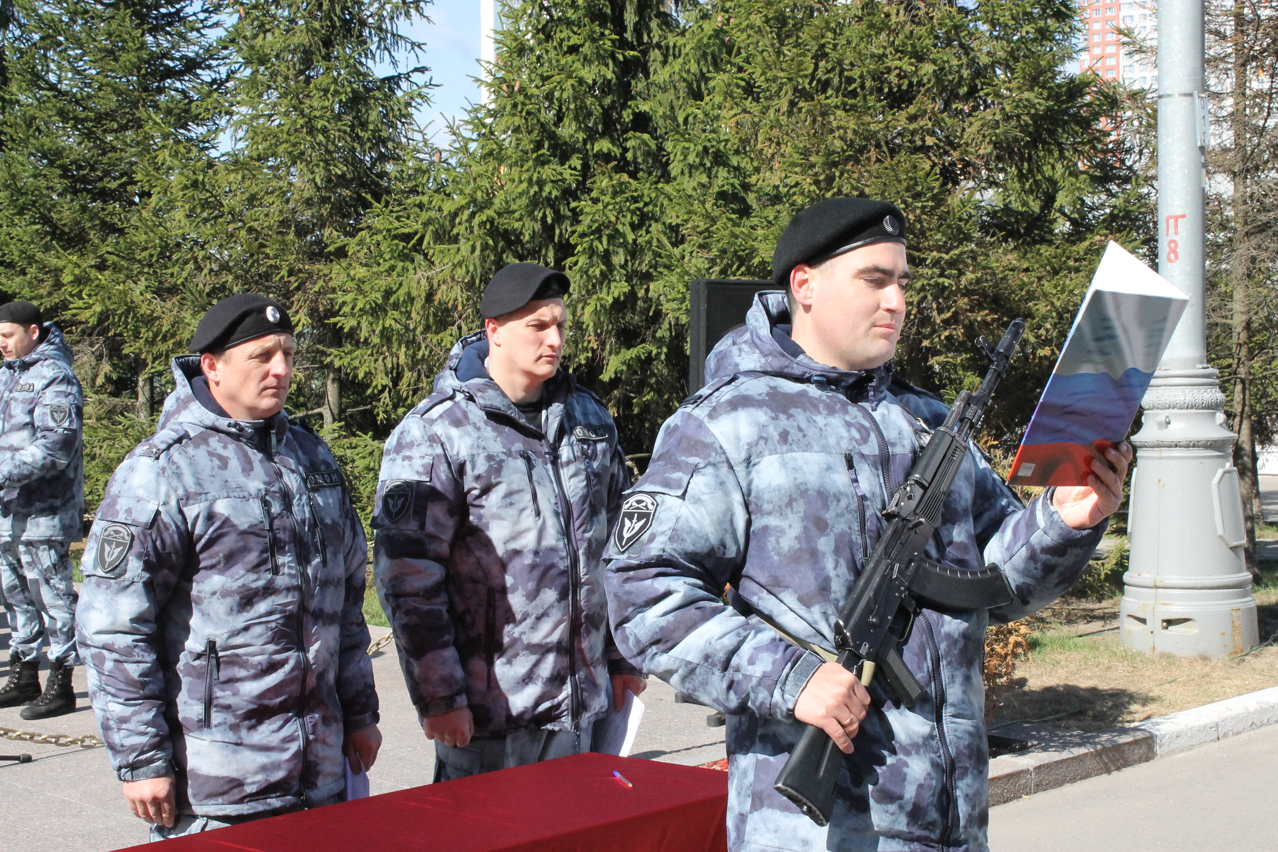 РЯДЫ СТОЛИЧНОГО ОМОН «АВАНГАРД» ПОПОЛНИЛИ МОЛОДЫЕ СОТРУДНИКИ